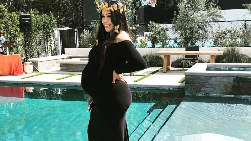 Devi Brown and her baby bump